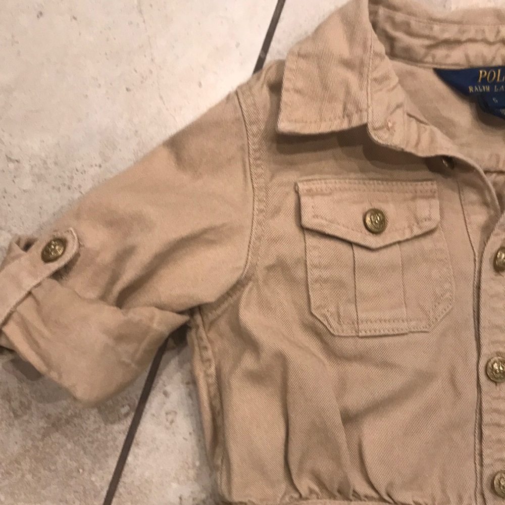 Polo by Ralph Lauren Girl long sleeve Dress size 5 - Picture 7 of 8